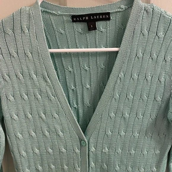 Ralph Lauren Silk Button Down Cardigan - Picture 5 of 16